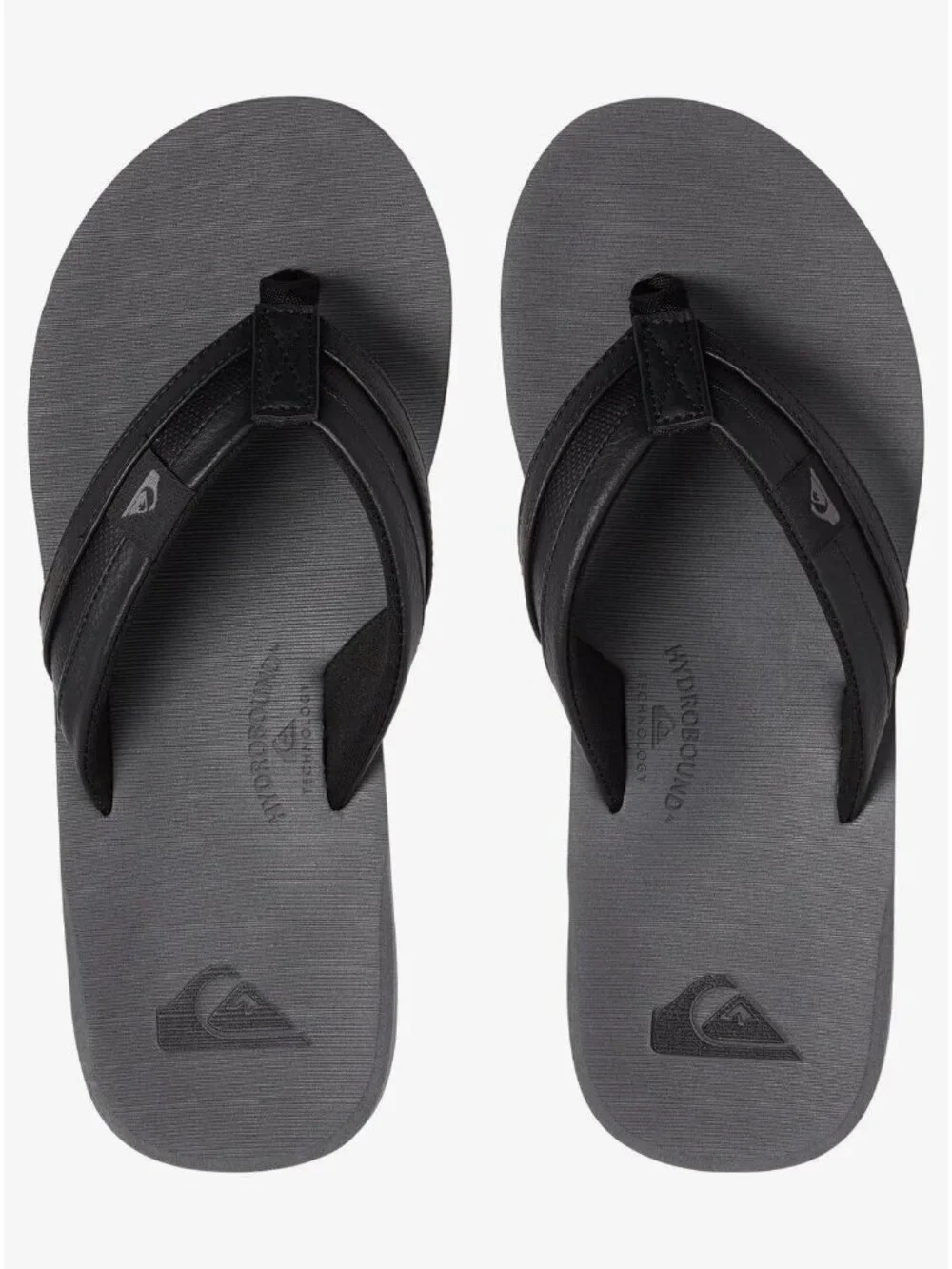 Men's Black Grey Suede Flip Flops Arch Support Athletic Sandals Thong Casual